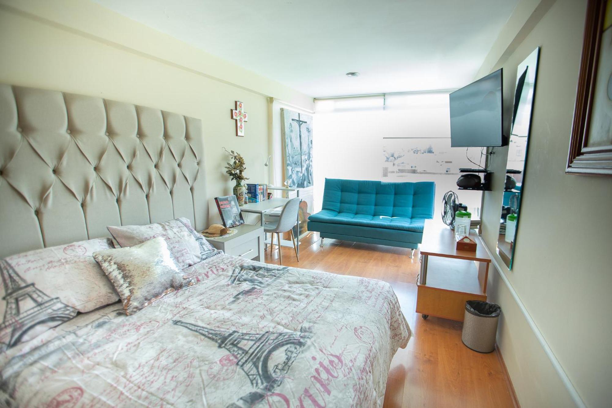 Habitacion Matrimonial Con Cama Y Sofa Para Cuatro Personas Tlaxcalancingo 외부 사진